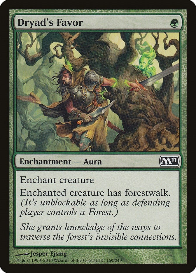 Dryad's Favor (169) (Magic 2011 (M11))