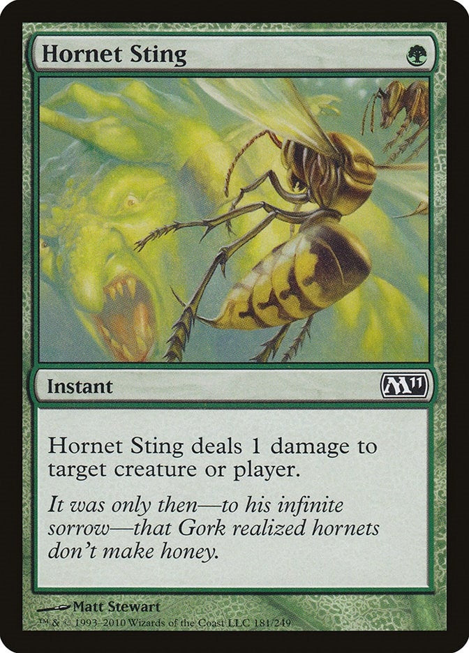 Image for Hornet Sting (181) (Magic 2011 (M11)) - Magic: The Gathering