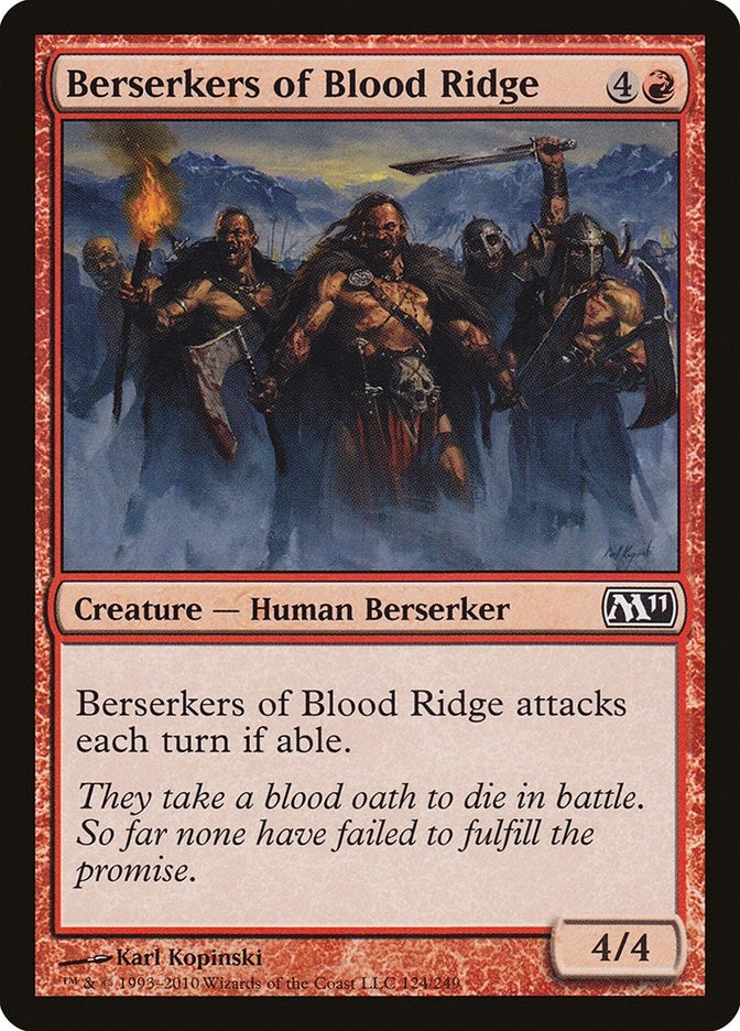 Berserkers of Blood Ridge (124) (Magic 2011 (M11))