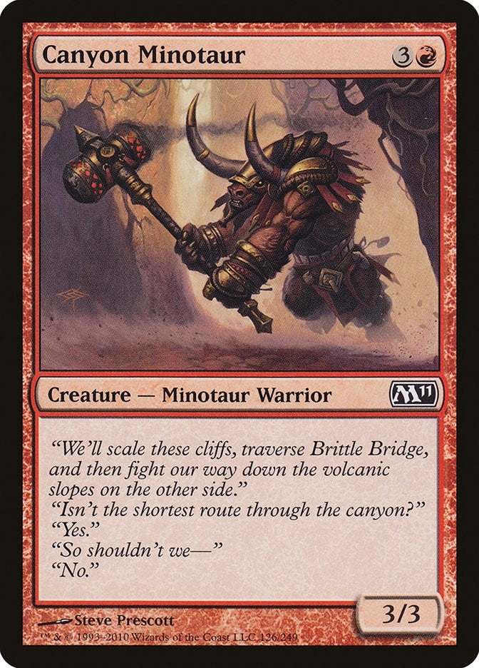 Canyon Minotaur (126) (Magic 2011 (M11))