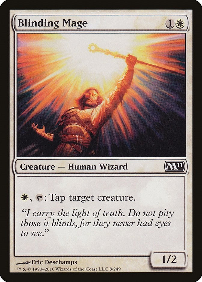 Image for Blinding Mage (8) (Magic 2011 (M11)) - Magic: The Gathering