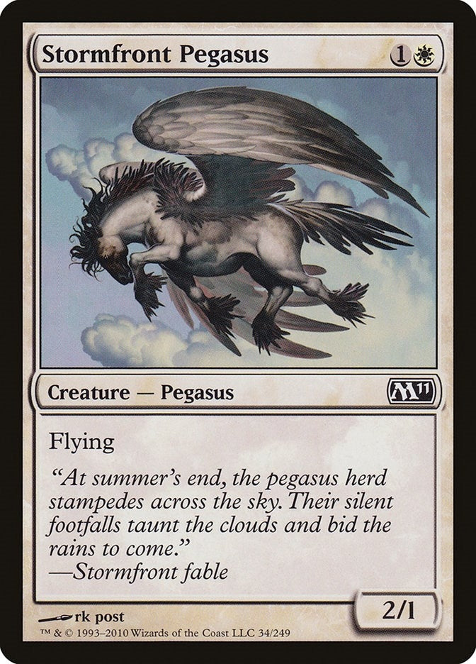 Image for Stormfront Pegasus (34) (Magic 2011 (M11)) - Magic: The Gathering