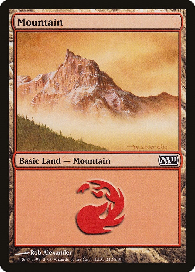 Mountain (242) (242) (Magic 2011 (M11))