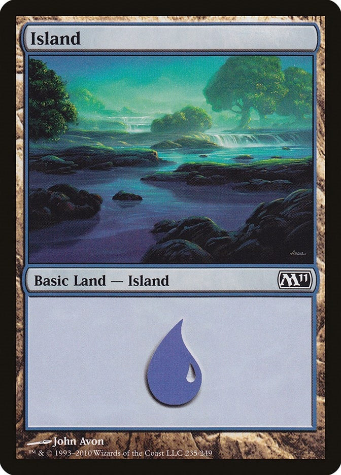 Image for Island (235) (235) (Magic 2011 (M11)) - Magic: The Gathering