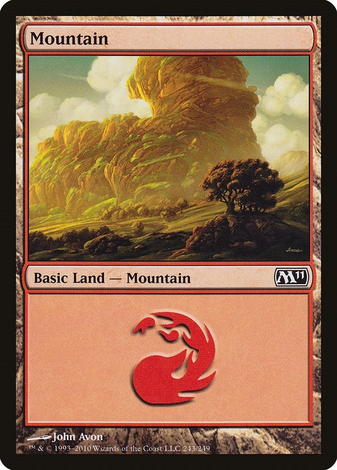 Image for Mountain (243) (243) (Magic 2011 (M11)) - Magic: The Gathering