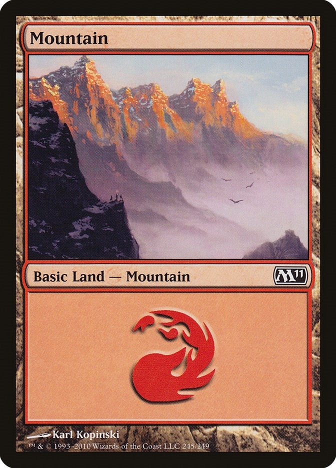 Mountain (245) (245) (Magic 2011 (M11))