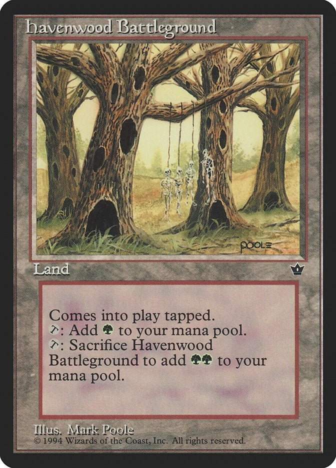 Image for Havenwood Battleground (Fallen Empires) - Magic: The Gathering