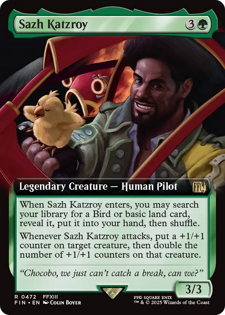 Sazh Katzroy (Extended Art) (472) (FIN)