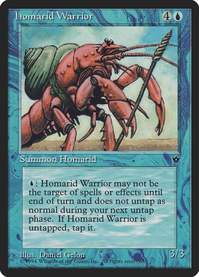 Image for Homarid Warrior (Gelon) (Fallen Empires) - Magic: The Gathering