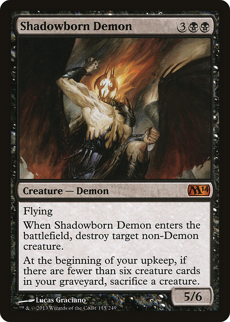 Shadowborn Demon (115) (M14)