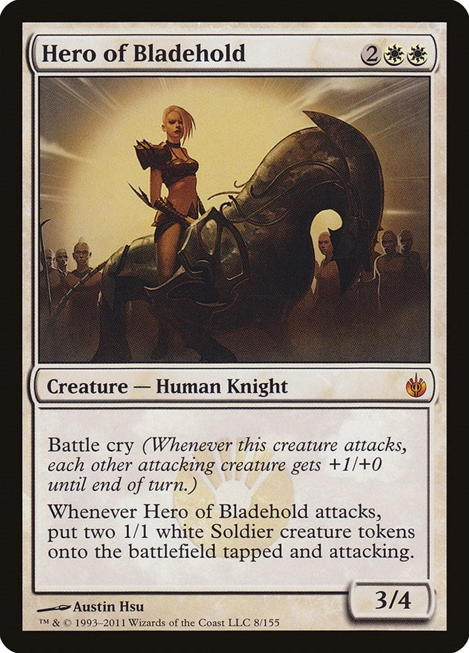 Image for Hero of Bladehold (8) (Mirrodin Besieged) - Magic: The Gathering