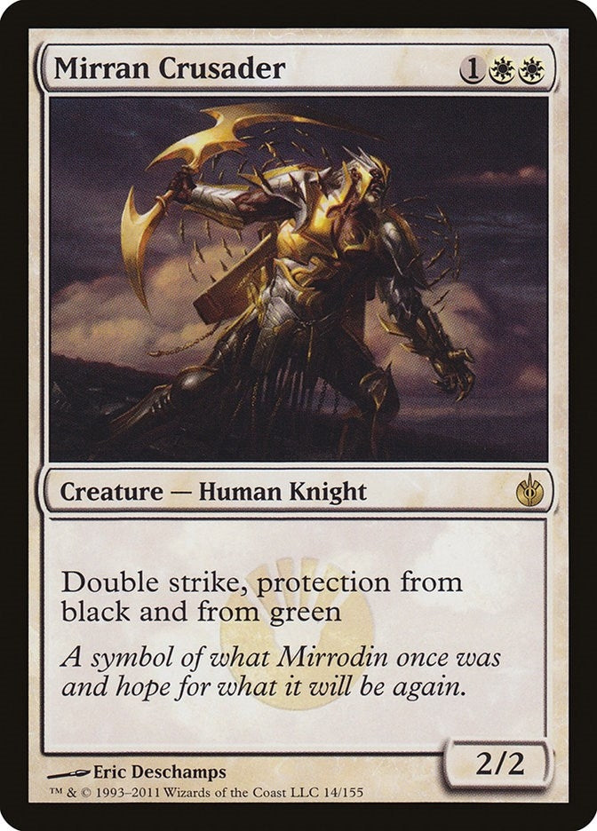 Image for Mirran Crusader (14) (Mirrodin Besieged) - Magic: The Gathering