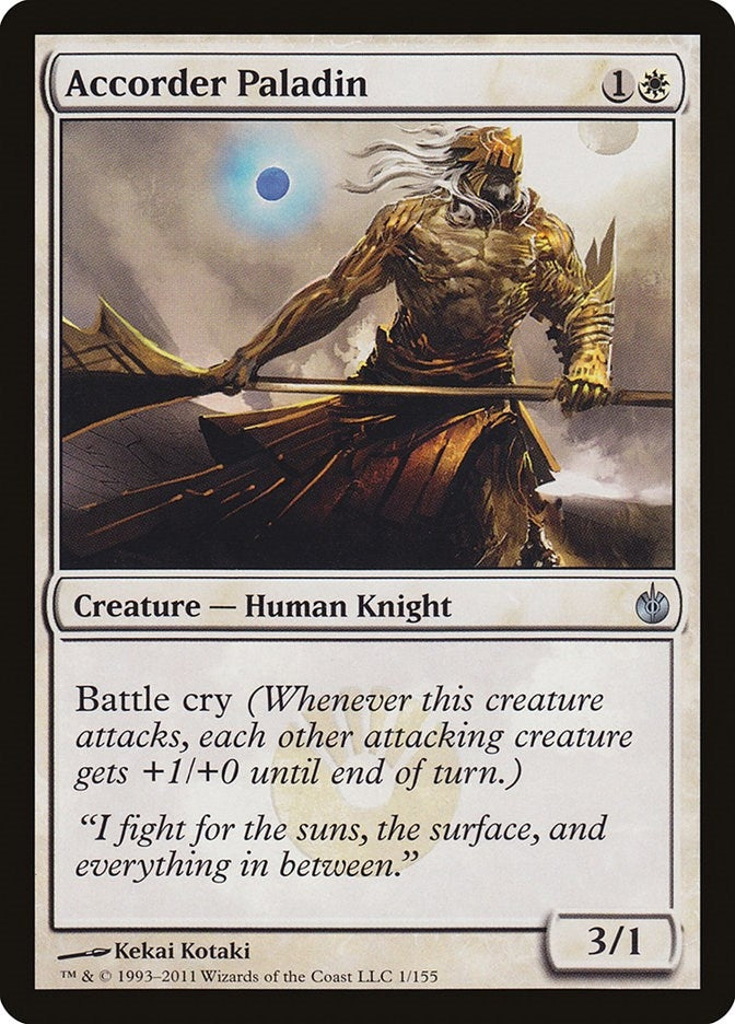 Image for Accorder Paladin (1) (Mirrodin Besieged) - Magic: The Gathering