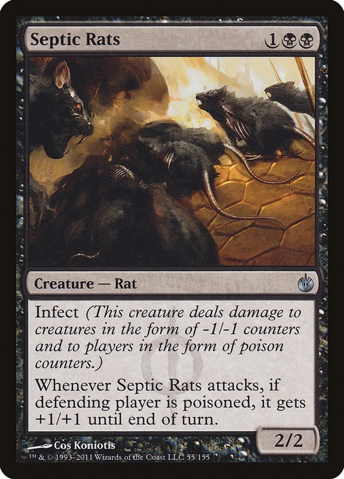 Image for Septic Rats (55) (Mirrodin Besieged) - Magic: The Gathering