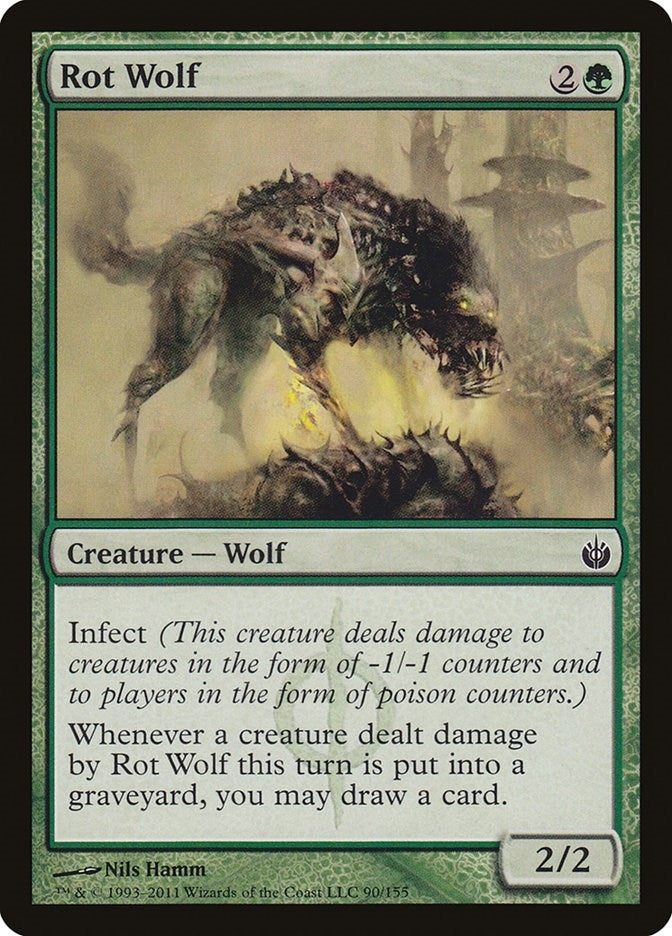 Rot Wolf (90) (Mirrodin Besieged)