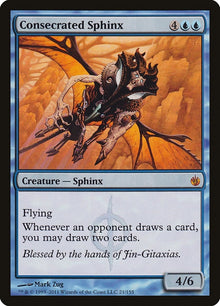 Consecrated Sphinx (21) (Mirrodin Besieged)