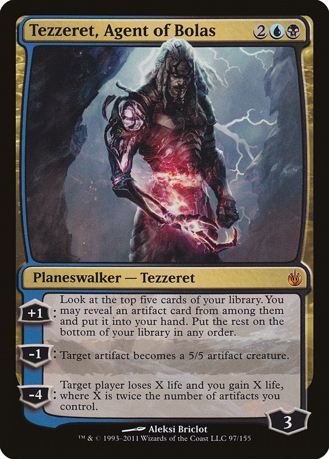Image for Tezzeret, Agent of Bolas (97) (Mirrodin Besieged) - Magic: The Gathering