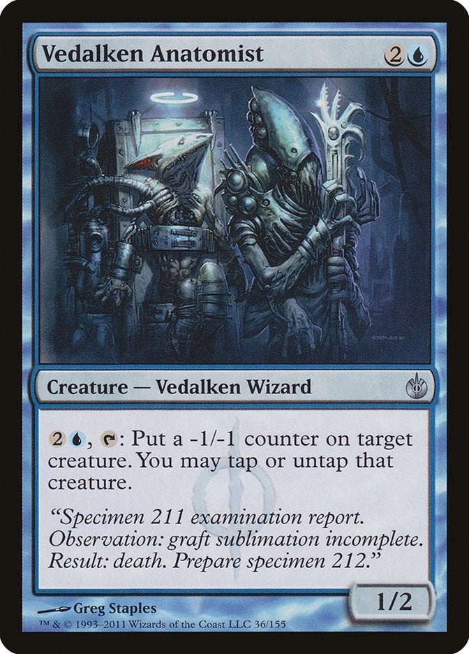 Vedalken Anatomist (36) (Mirrodin Besieged)
