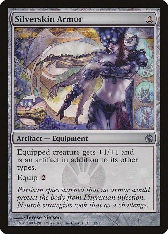 Image for Silverskin Armor (132) (Mirrodin Besieged) - Magic: The Gathering