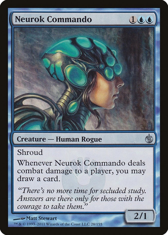 Image for Neurok Commando (28) (Mirrodin Besieged) - Magic: The Gathering