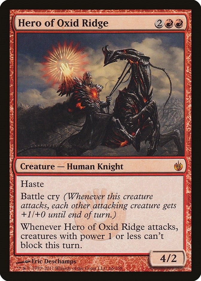 Image for Hero of Oxid Ridge (66) (Mirrodin Besieged) - Magic: The Gathering