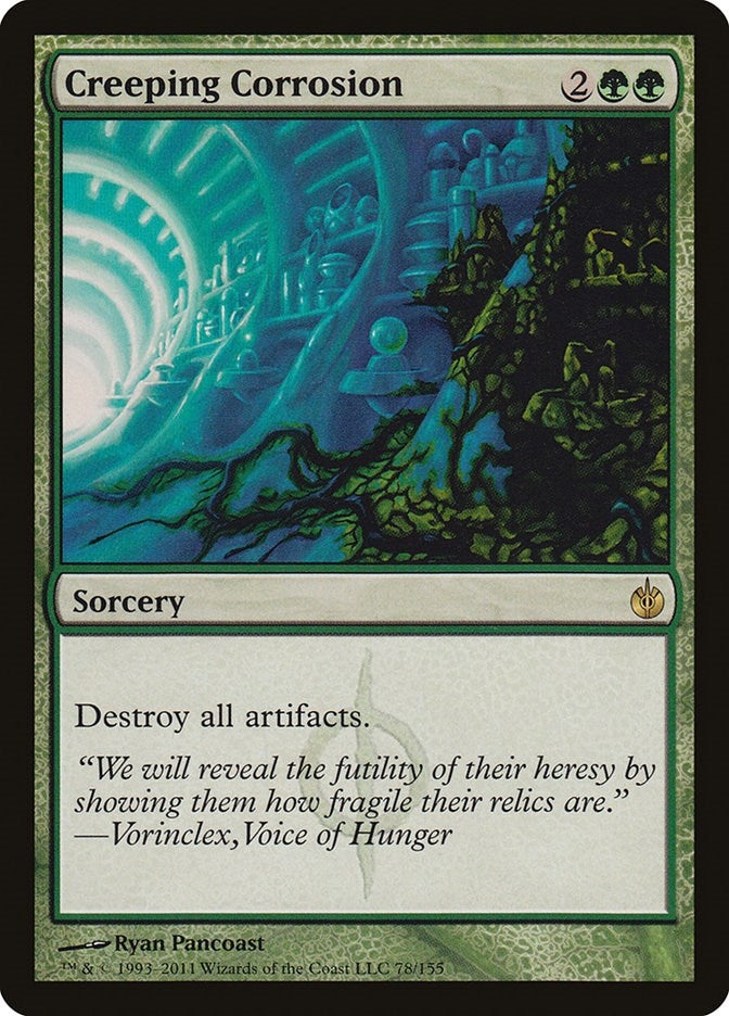 Creeping Corrosion (78) (Mirrodin Besieged)