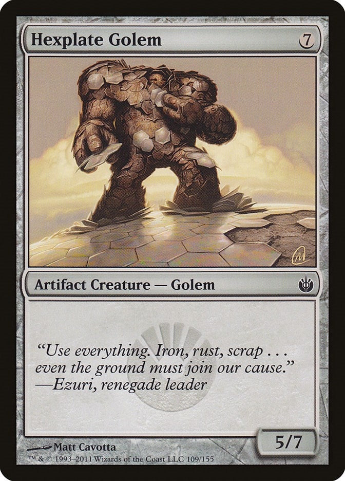 Hexplate Golem (109) (Mirrodin Besieged)