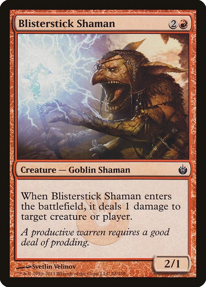 Blisterstick Shaman (58) (Mirrodin Besieged)