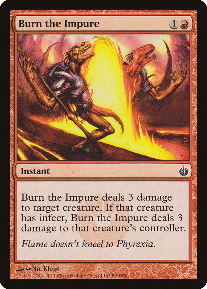 Burn the Impure (59) (Mirrodin Besieged)