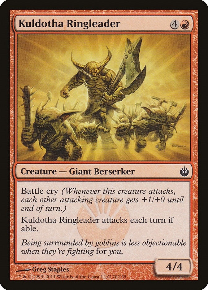 Image for Kuldotha Ringleader (70) (Mirrodin Besieged) - Magic: The Gathering