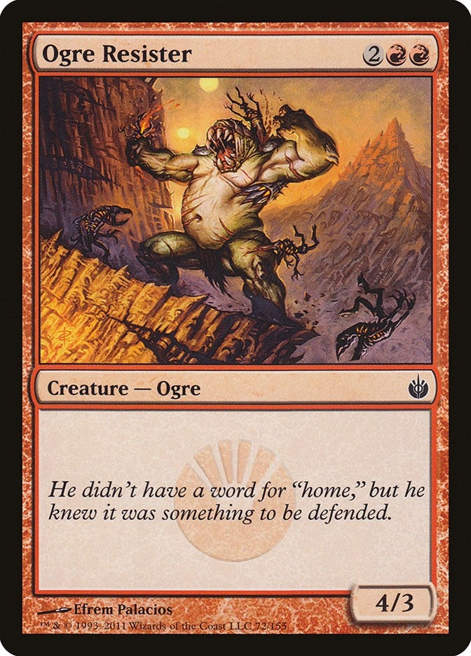 Image for Ogre Resister (72) (Mirrodin Besieged) - Magic: The Gathering
