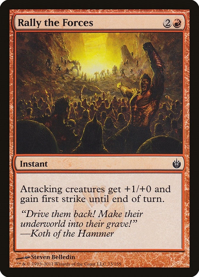 Image for Rally the Forces (73) (Mirrodin Besieged) - Magic: The Gathering