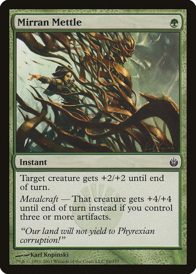 Image for Mirran Mettle (84) (Mirrodin Besieged) - Magic: The Gathering