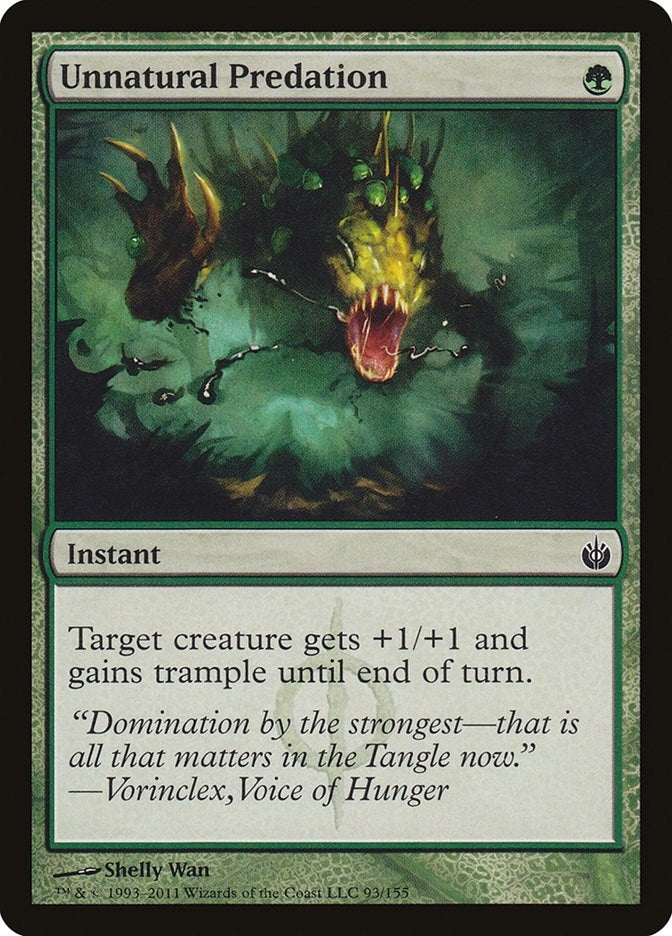 Unnatural Predation (93) (Mirrodin Besieged)