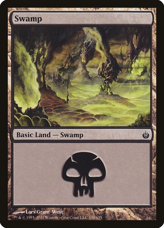 Swamp (150) (150) (Mirrodin Besieged)