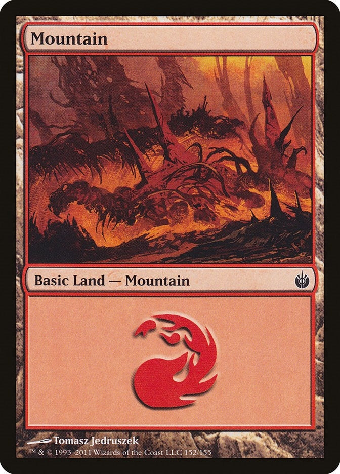 Mountain (152) (152) (Mirrodin Besieged)