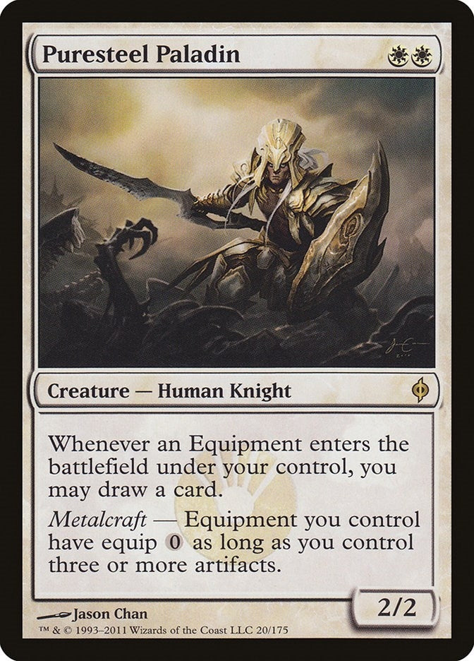 Image for Puresteel Paladin (20) (New Phyrexia) - Magic: The Gathering