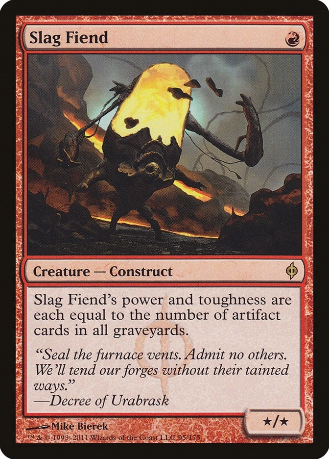 Image for Slag Fiend (95) (New Phyrexia) - Magic: The Gathering