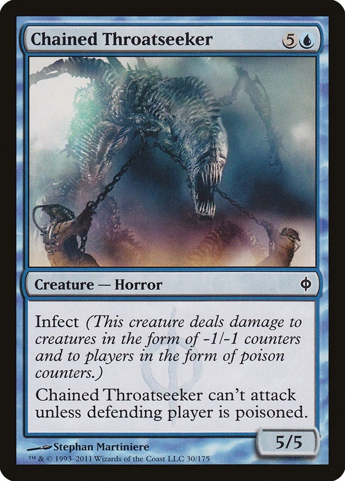Image for Chained Throatseeker (30) (New Phyrexia) - Magic: The Gathering