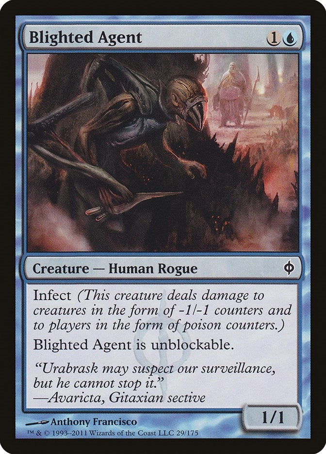 Image for Blighted Agent (29) (New Phyrexia) - Magic: The Gathering