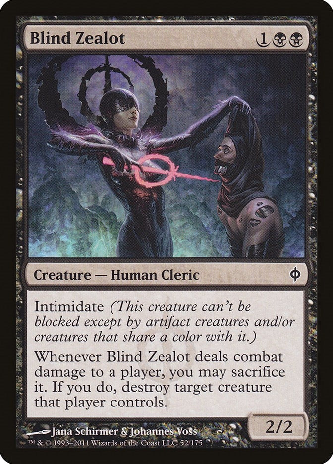 Image for Blind Zealot (52) (New Phyrexia) - Magic: The Gathering