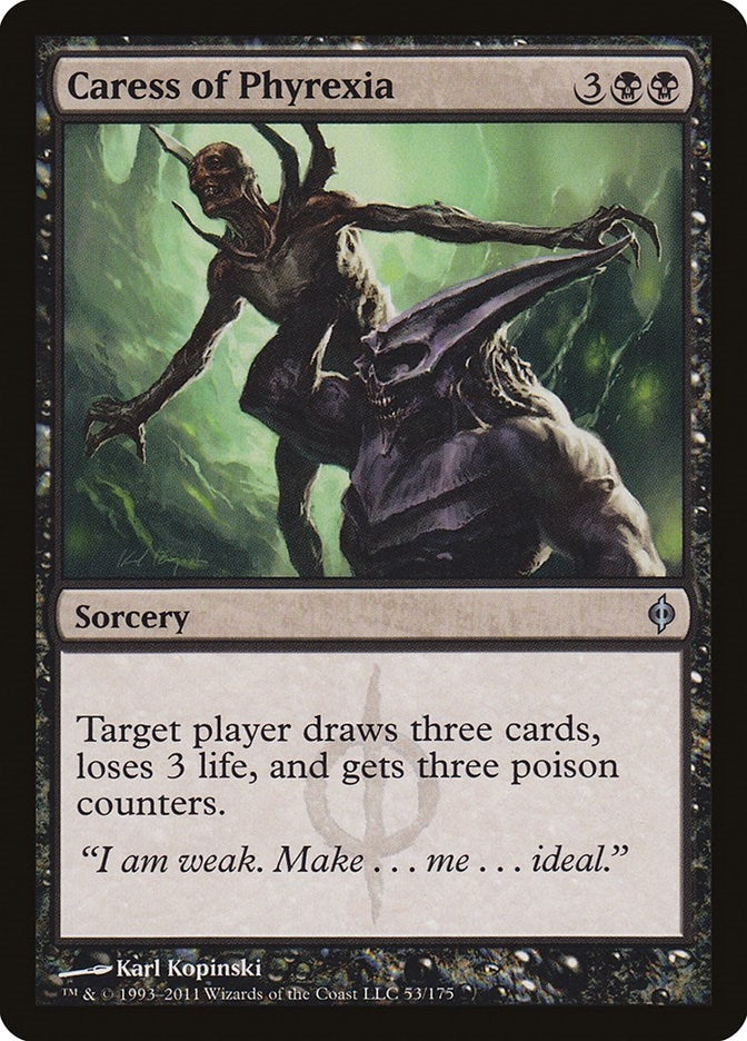 Image for Caress of Phyrexia (53) (New Phyrexia) - Magic: The Gathering