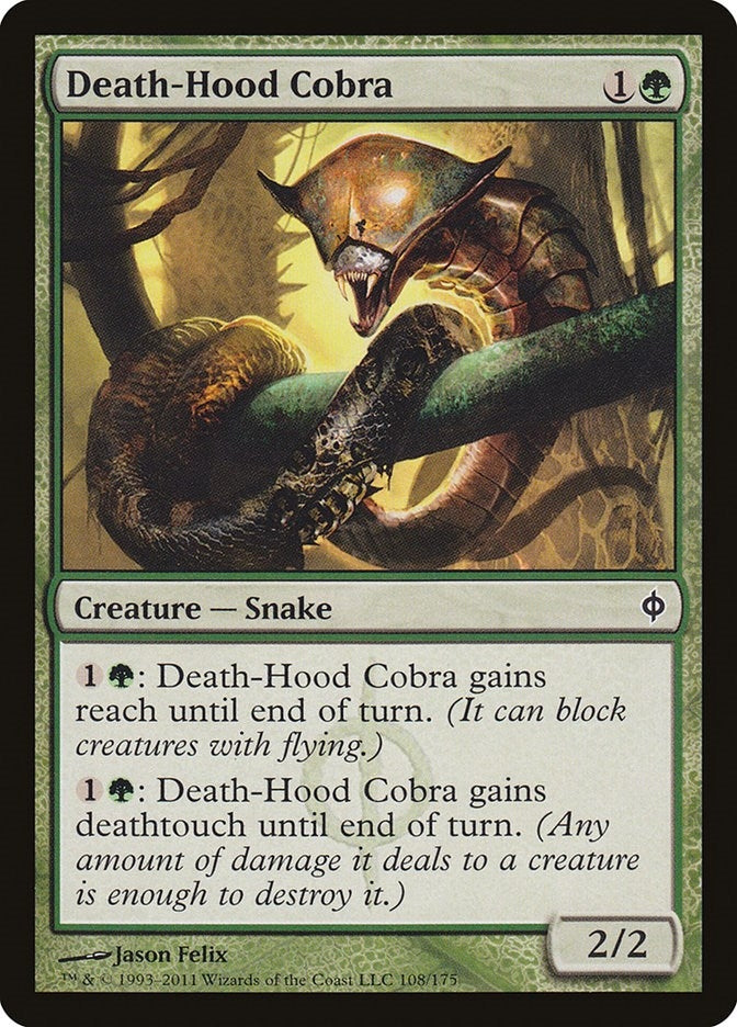 Image for Death-Hood Cobra (108) (New Phyrexia) - Magic: The Gathering
