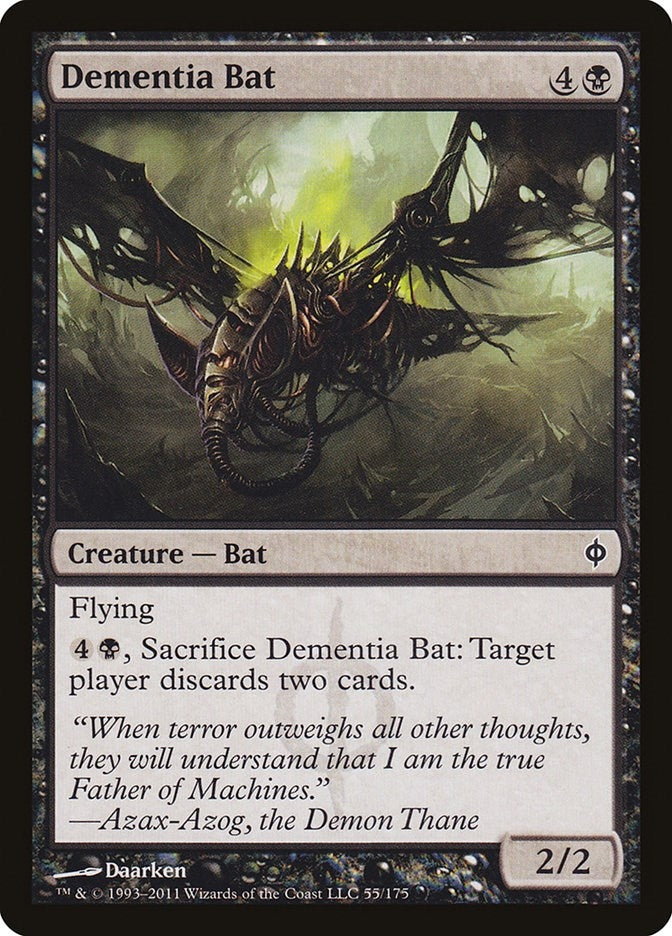 Image for Dementia Bat (55) (New Phyrexia) - Magic: The Gathering