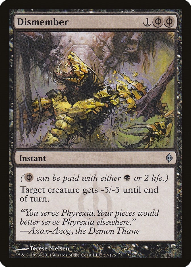 Image for Dismember (57) (New Phyrexia) - Magic: The Gathering