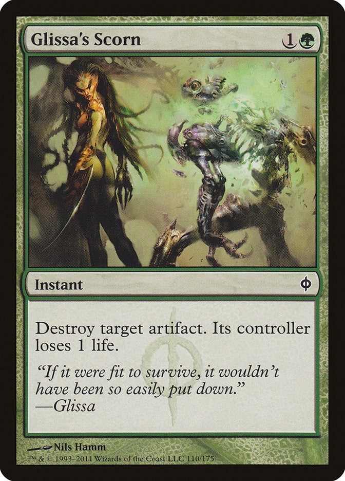 Image for Glissa's Scorn (110) (New Phyrexia) - Magic: The Gathering