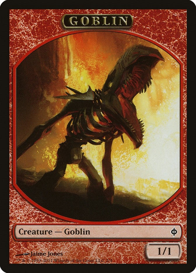 Image for Goblin Token (2) (New Phyrexia) - Magic: The Gathering