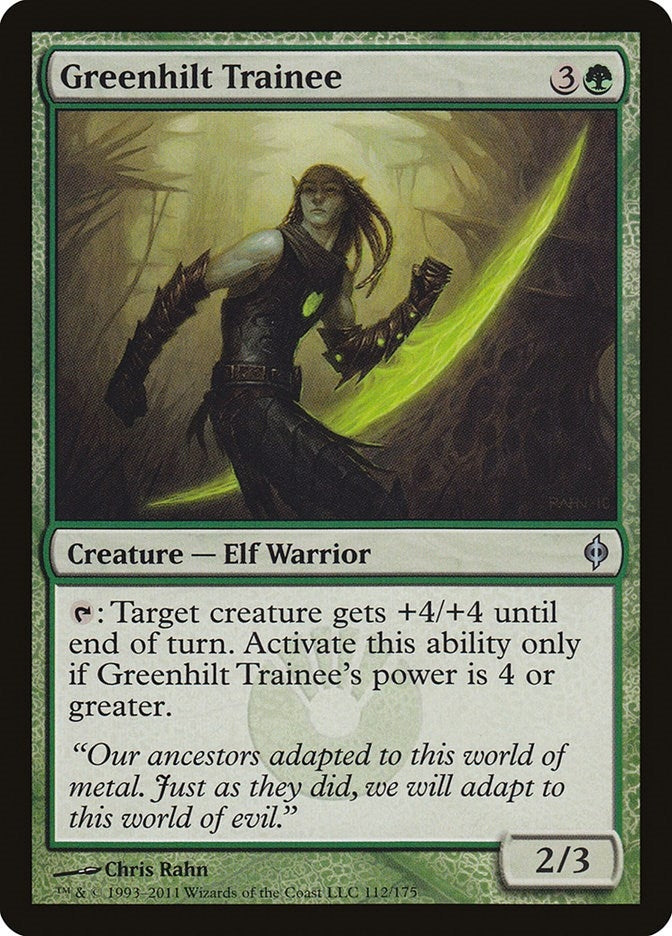 Greenhilt Trainee (112) (New Phyrexia)