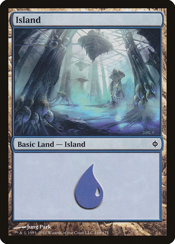 Image for Island (169) (169) (New Phyrexia) - Magic: The Gathering