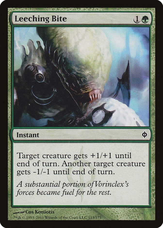 Image for Leeching Bite (113) (New Phyrexia) - Magic: The Gathering
